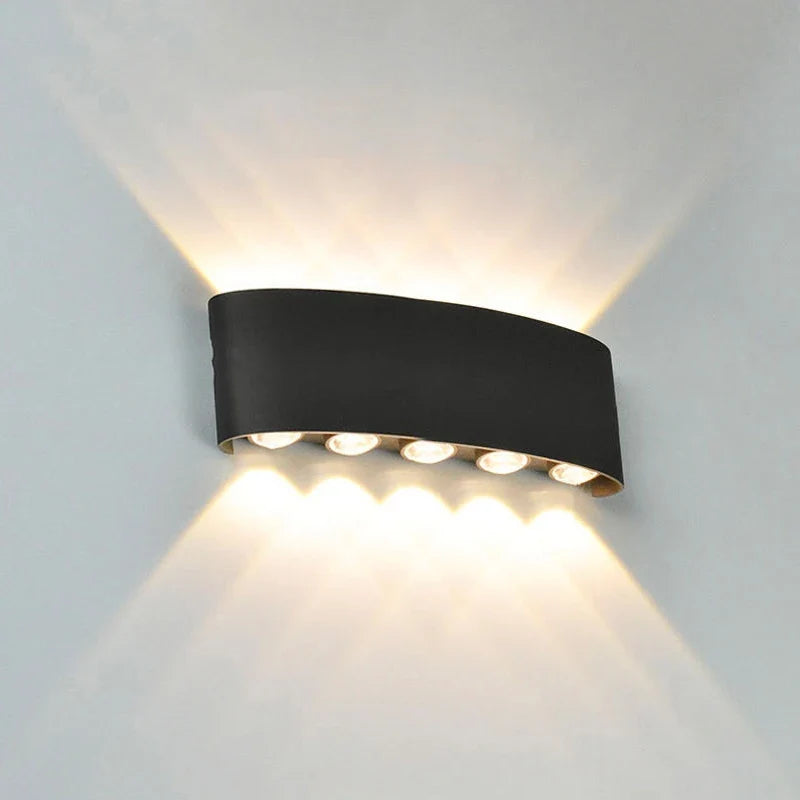 Up & Down LED Wall Lamp - Waterproof Modern Indoor & Outdoor Lighting for Bedroom, Living Room & Corridor