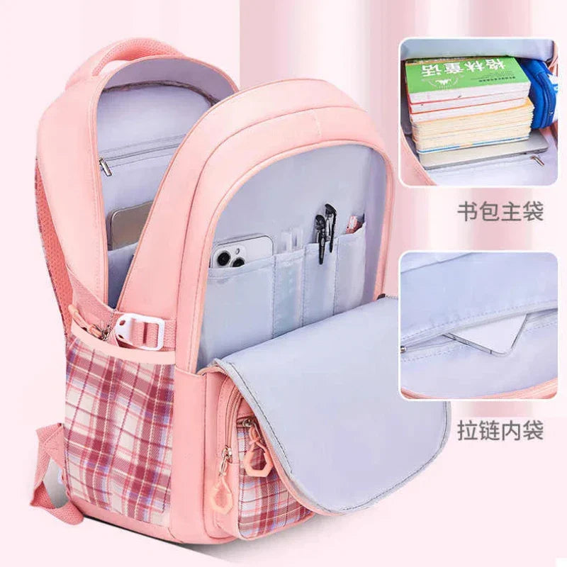 Children’s Princess School Backpack | Orthopedic Satchel for Girls, Primary School Book Bag & Knapsack