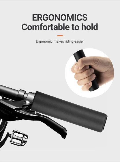 MANA MTB Silicone Bike Grips – Thickened Lightweight Shock-Absorbing Comfortable Bicycle Handlebar Grips