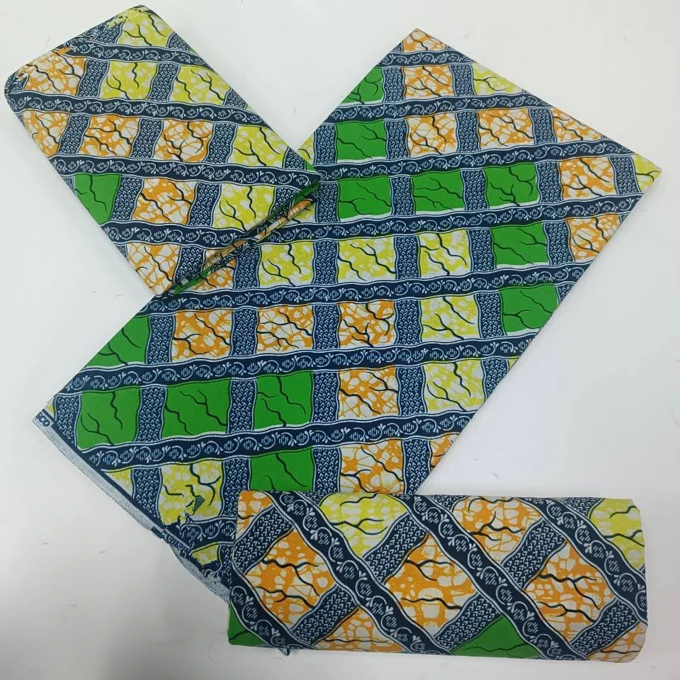 High Quality African Wax Print Fabric - 100% Cotton Soft Ankara Real Wax Fashion Material