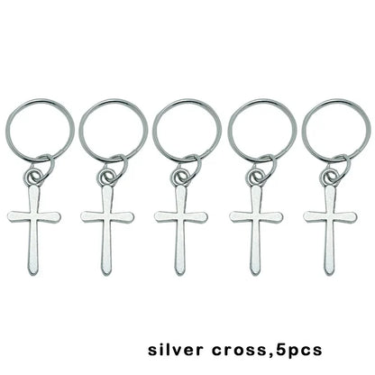 Mixed Color Hair Braid & Dreadlock Charms - Beads, Cuffs, Rings & Clips Set (5–50 Pieces)