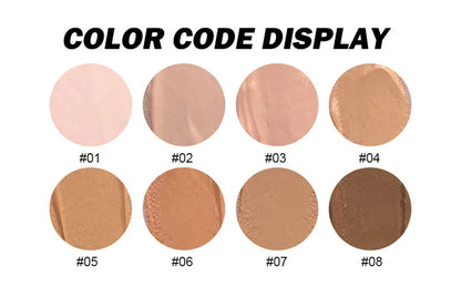 Nude Waterproof BB Cream Foundation – Oil-Control, Blemish-Covering, Long-Lasting Brightening Concealer Base