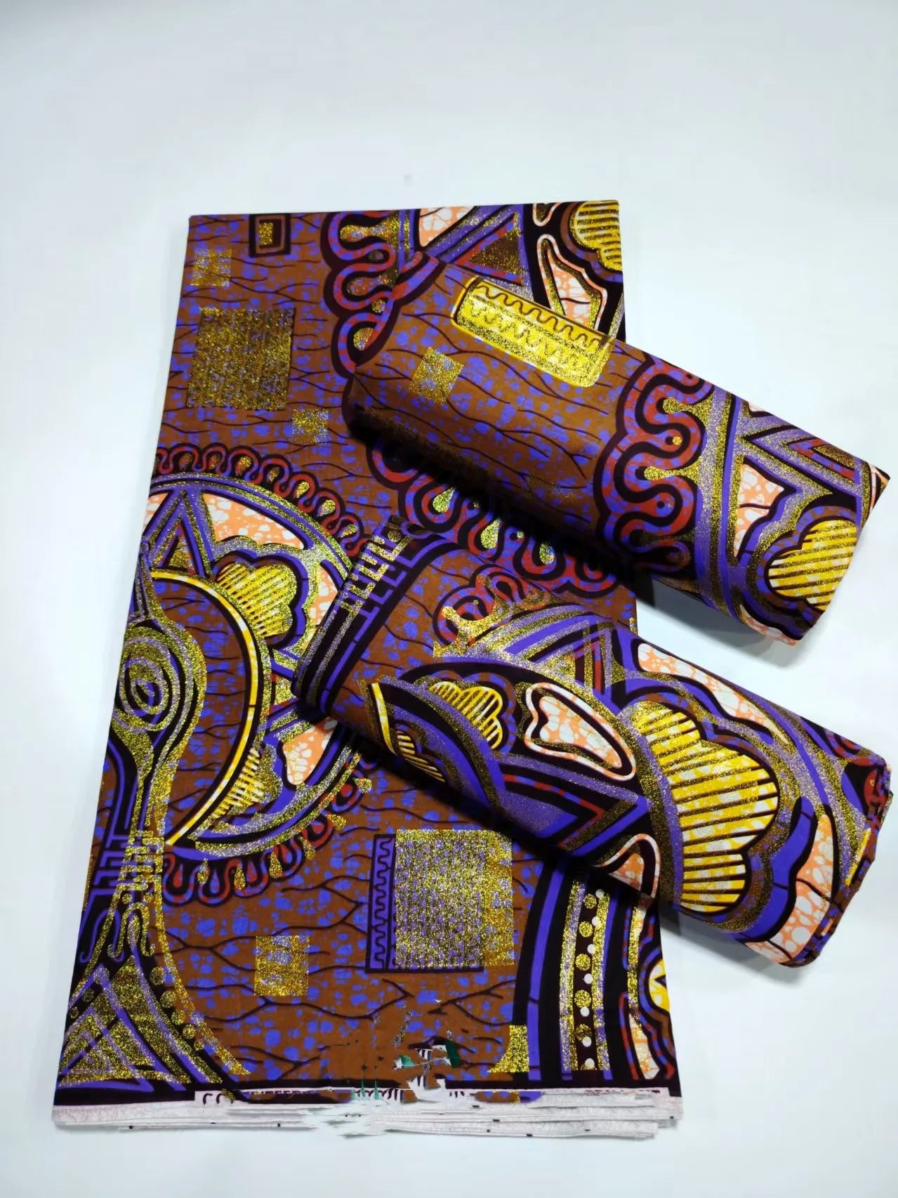 Original African Wax Print Fabric - 6 Yards 100% Cotton Nigerian Ankara Sewing Material