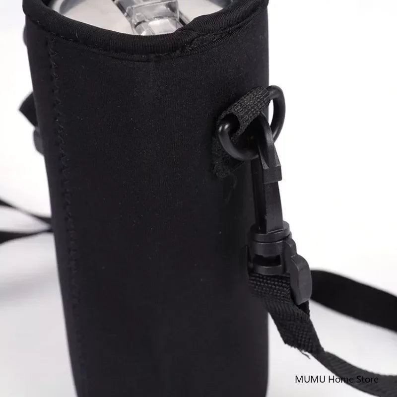 Sports Water Bottle Insulated Neoprene Sleeve - 750ML/1000ML/1500ML Bottle Carry Case & Protective Holder