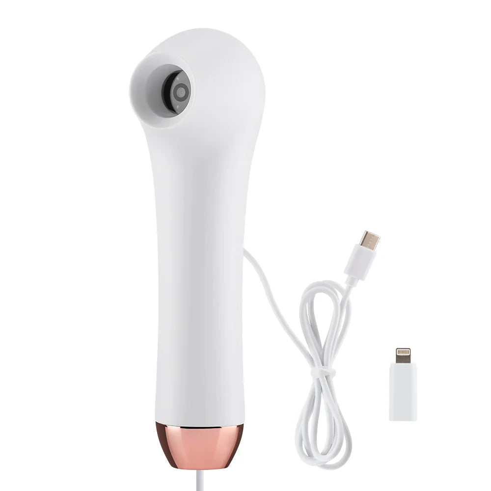 Multifunctional HD Scalp & Skin Analyzer — Hair Follicle Detector with Magnifier for Phone & Tablet
