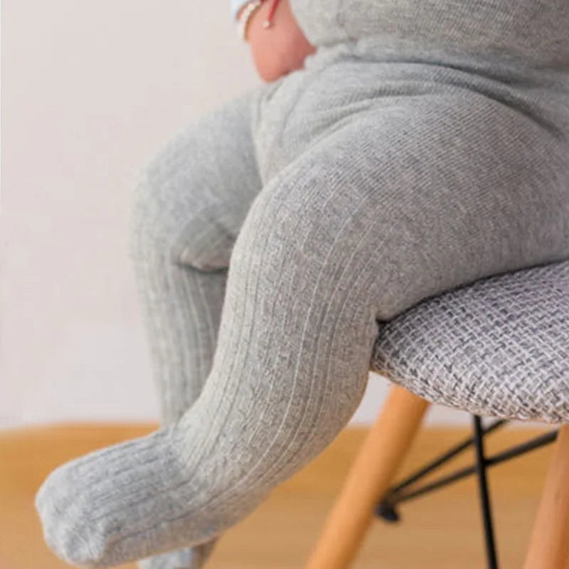 0-2Y Baby Girls Warm Pantyhose – Autumn Winter Long Tube Leggings & Newborn Tights Socks