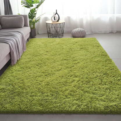 VIKAMA Ultra Soft Puffy Rug - Cozy Bedroom Living Room Floor Mat for Nursery, Kids Room and Home Decor
