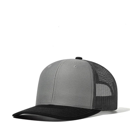 Custom Logo Snapback Hat - Embroidered Mesh Sports Cap for Men & Women, Adjustable Baseball Cap