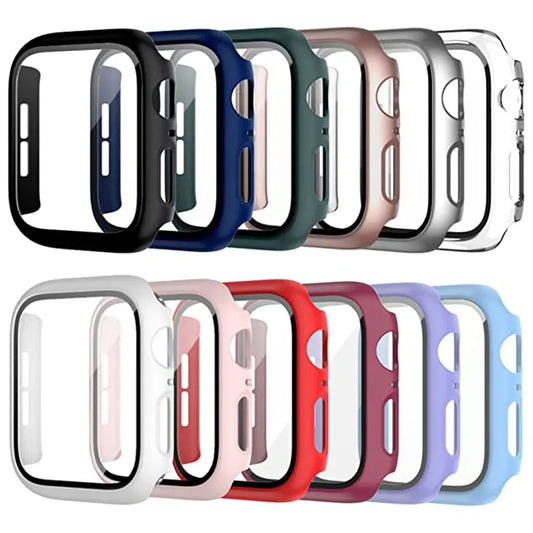 Apple Watch Protective Case - PC Bumper Screen Protector Cover for Series Ultra 2, 9, 8, 7, 6, SE 38mm-49mm