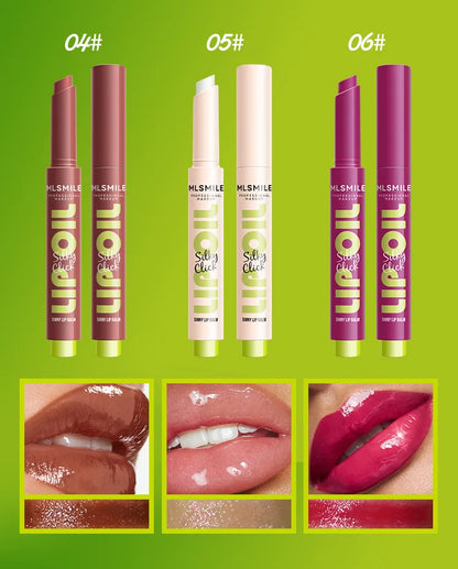 MLSMILE Multi-Color Silky Click Hydrating Lip Gloss – High-Shine, Long-Lasting Radiant Lip Care