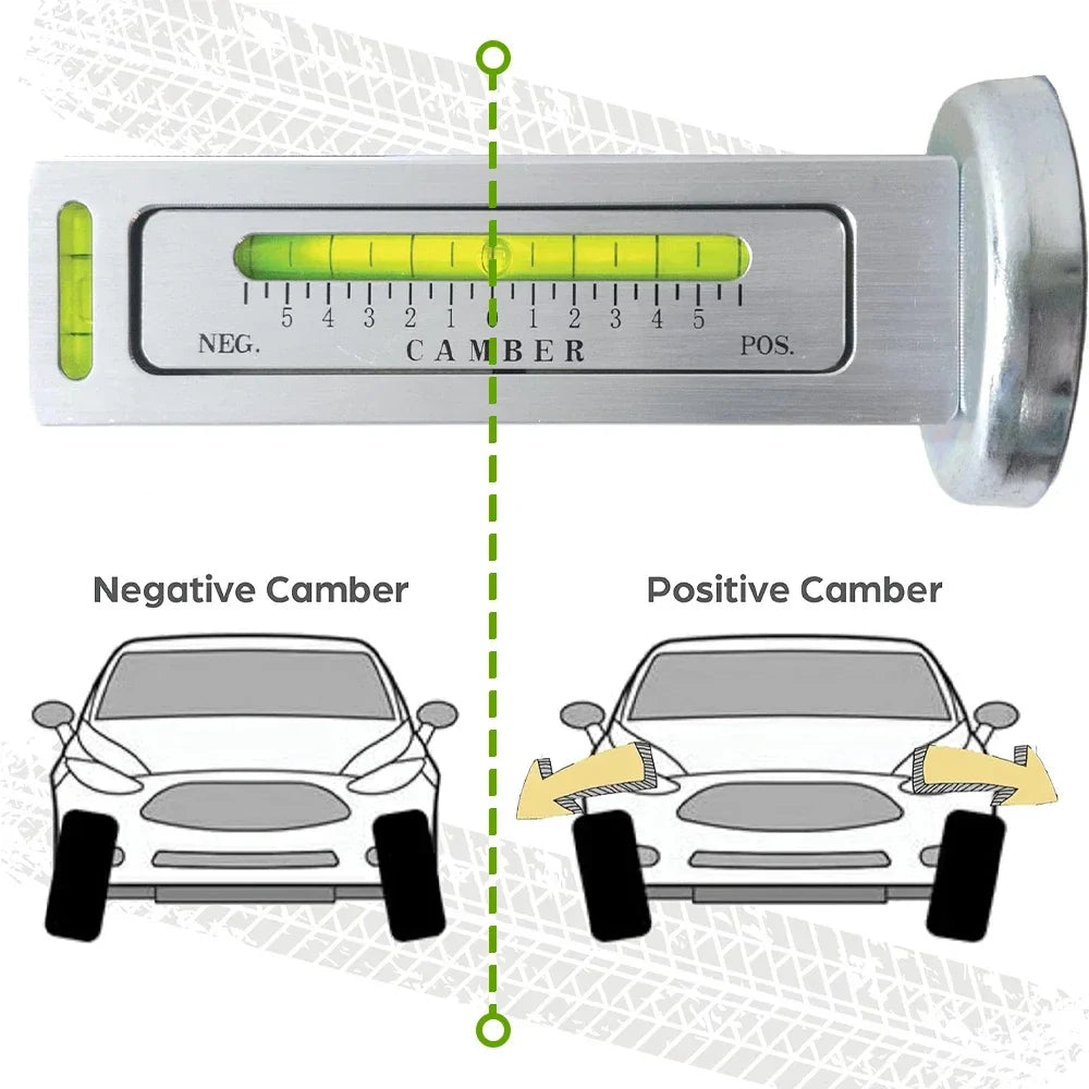 Automobile 4-Wheel Magnetic Level Camber Gauge Tool – Adjustable Wheel Alignment & Wheel Positioning Tool for Car Repair