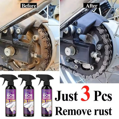 Powerful Rust Remover Spray - Fast Metal Rust Removal Solution for Cars, Bikes, Tools & Household Repairs