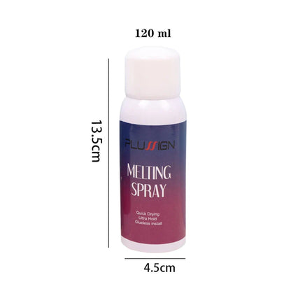 120ml Lace Melting Spray – Seamless Finish Glue, Invisible Hair Adhesive for Lace Wigs, Strong Hold