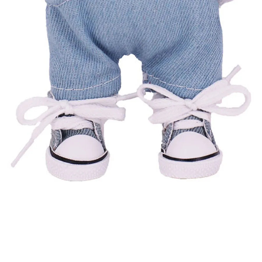 3.8cm Doll Shoes for 17cm Labubu Plush Doll – Accessories Gift for Girls