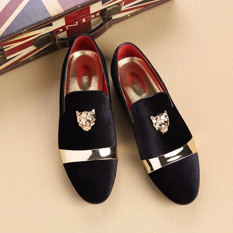 Men’s Luxury Slip-On Loafers - Italian Style Casual Party Dress Shoes Sizes 37-48