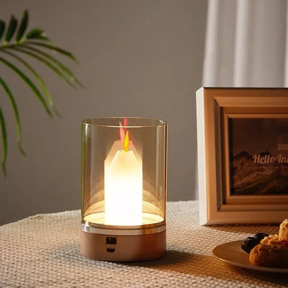 GGbingo LED Night Light – PIR Motion Sensor Candlelight with USB Charging & Auto Switch