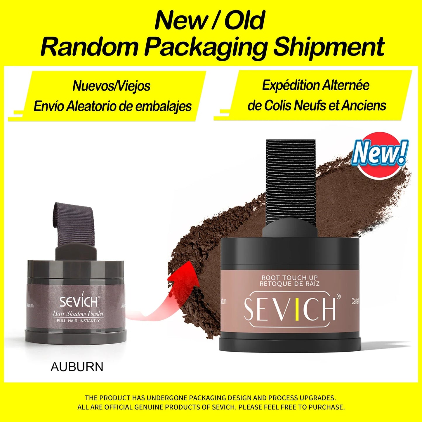 Sevich Hairline Powder 4g - Natural Hairline Shadow Concealer