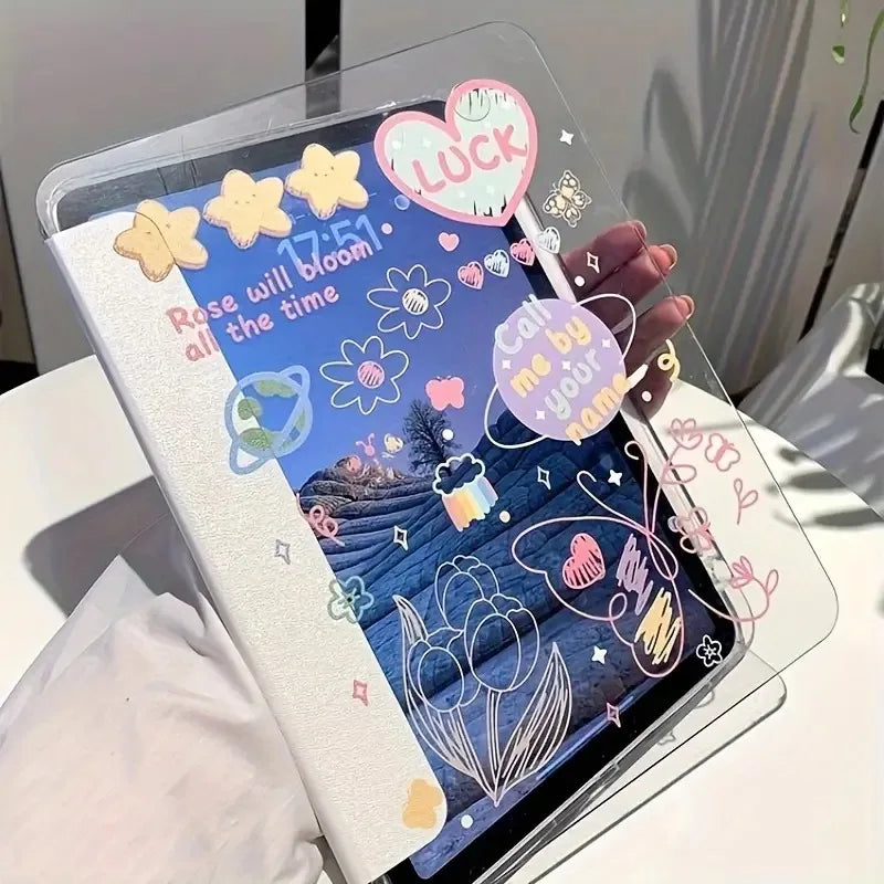 Floral Butterfly iPad Case – Protective Cover for iPad Air 4/5, Pro 11, 9.7/10.2/10.9 Inch