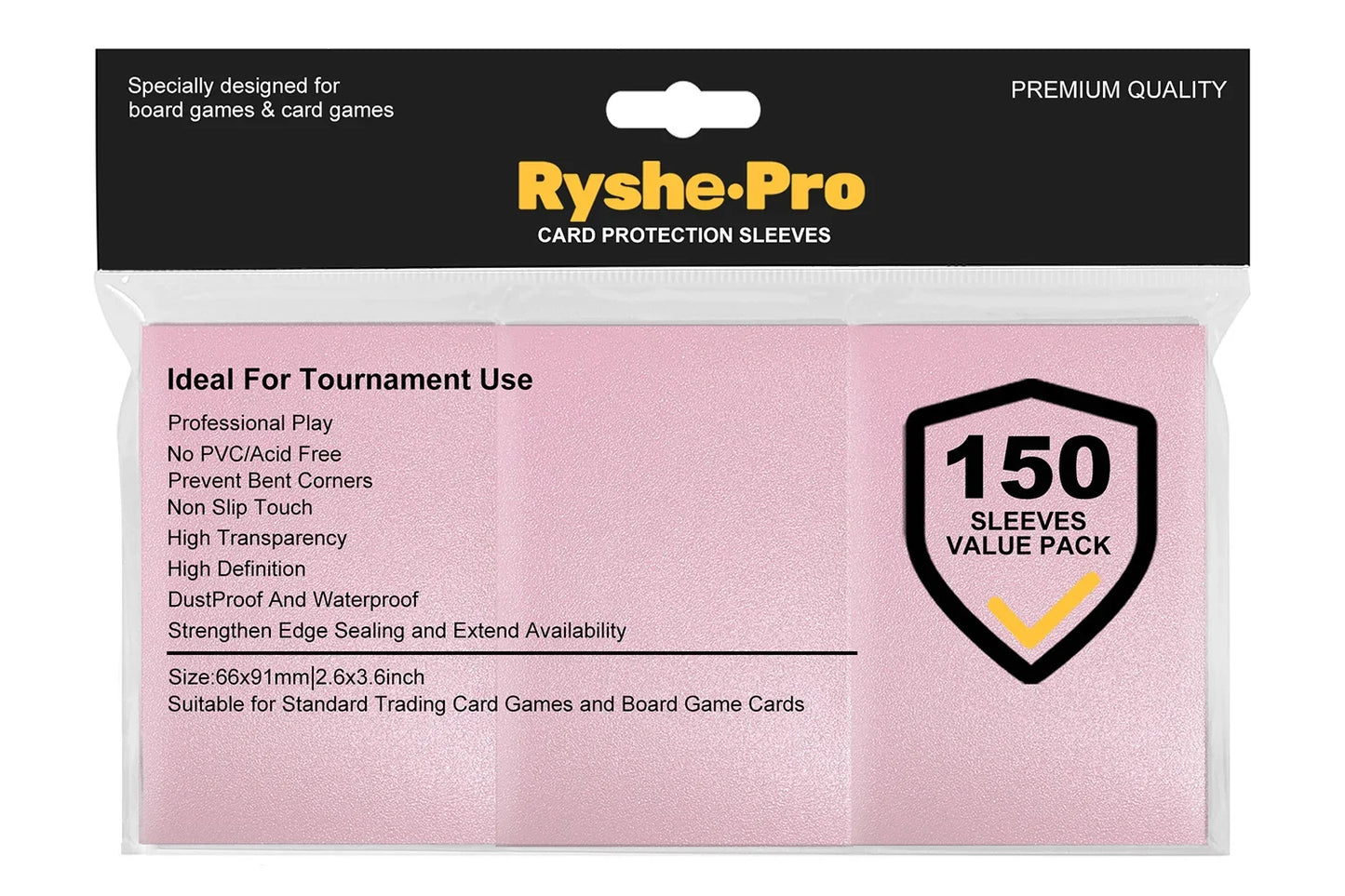100PCS Matte Card Sleeves - 66x91mm TCG Trading Card Protectors for Pokémon, Tarot & Board Games