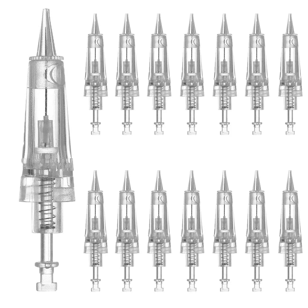 50/100PCS Disposable Sterilized 0.3mm Bayonet Cartridge Needles - Microblading & PMU Tattoo Needles