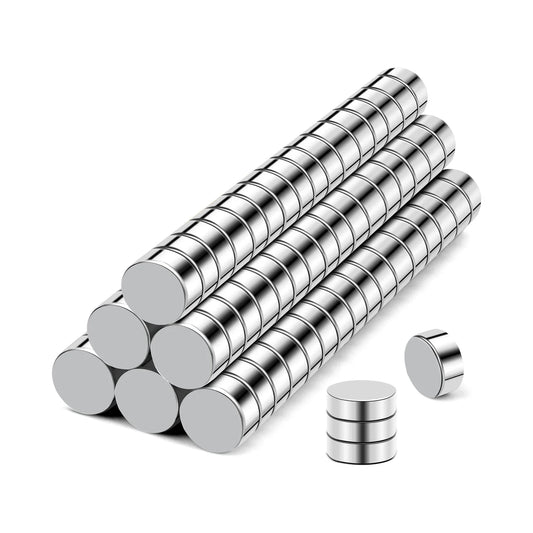 100PCS Neodymium Disc Magnets 6x3mm - Mini Round Magnets for Whiteboards, Fridge, Office & DIY Crafts