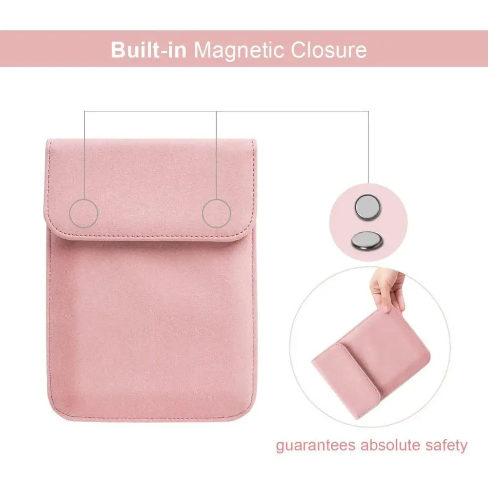 PU Leather Kindle Tablet Sleeve - Protective Carrying Pouch for Paperwhite 11th Gen 6.8" & 6" eReader Cover