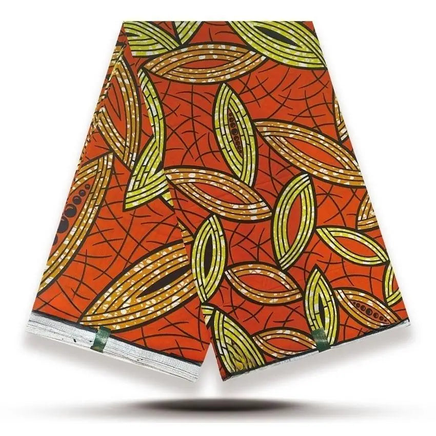 High Quality African Wax Print Fabric - 100% Cotton Soft Ankara Real Wax Fashion Material