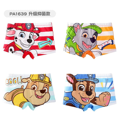 PAW Patrol Kids Cotton Boxer Briefs - Slim Fit Comfortable Underwear for Boys Ages 3-8 Years