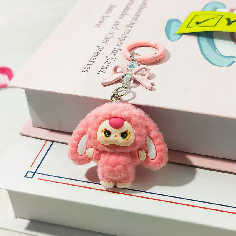 Cartoon Key Ring – Cute Backpack Pendant Gift for Students and Couples