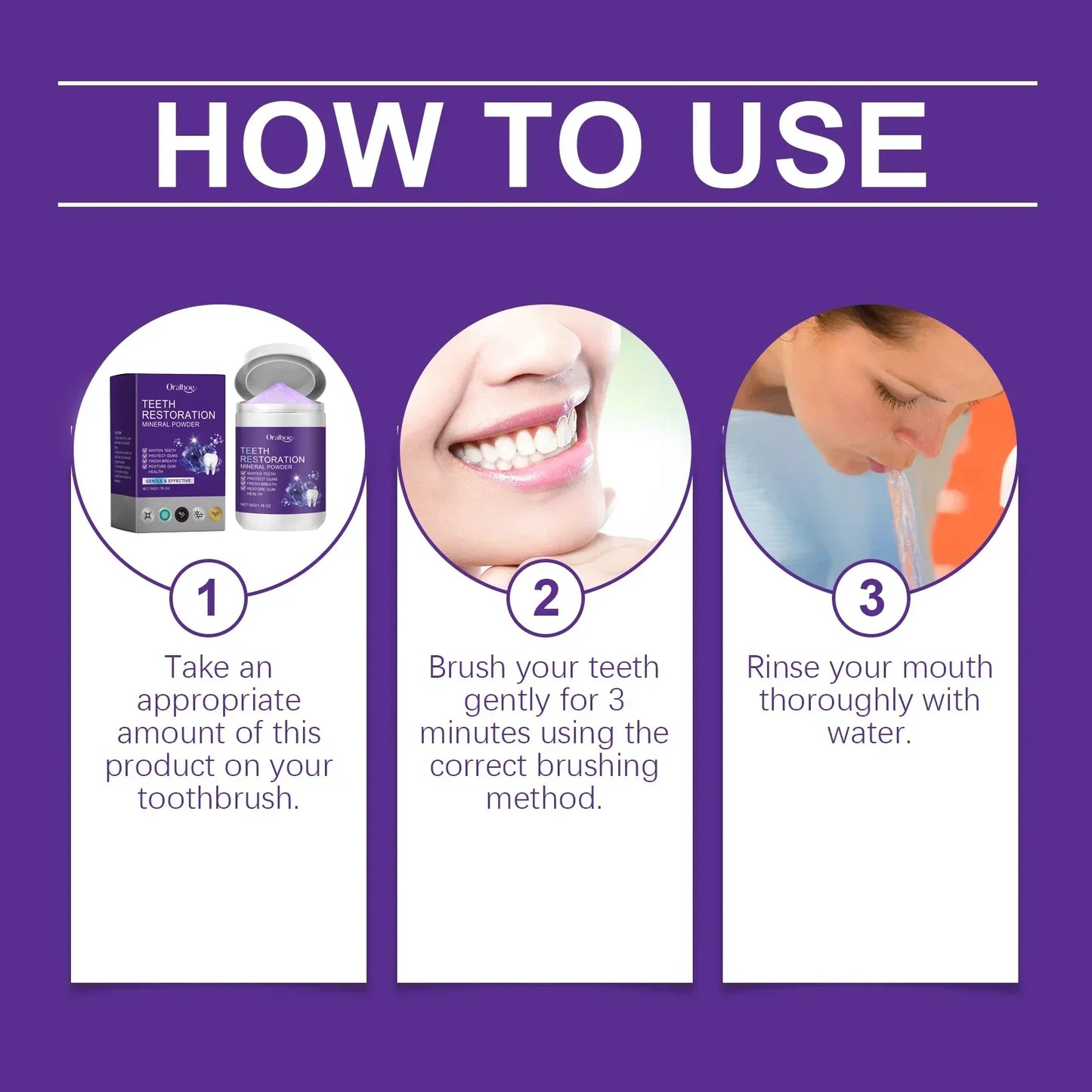 Teeth Restoration Mineral Powder – Enamel Repair & Tooth Strengthening Formula