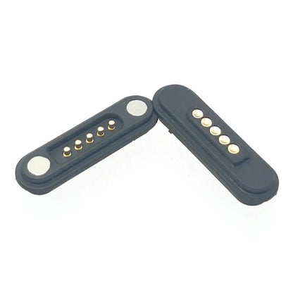 DC 12V 3A Waterproof Magnetic Pogo Pin Connector - 2-6 Pin Spring Loaded Male Female DC Power Socket