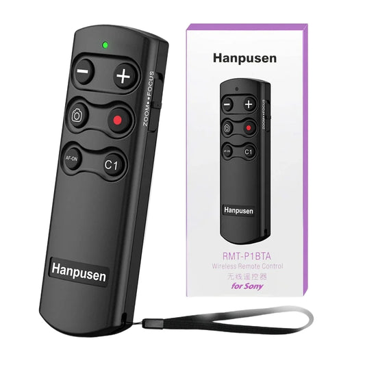 Hanpusen RMT-P1BTA Wireless Camera Remote - Bluetooth Shutter Release for Sony ZV-1F, A7IV, A6700 & More