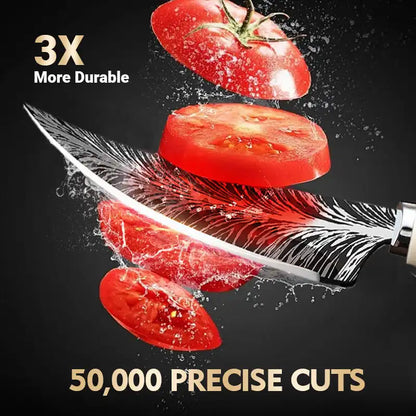 Professional Stainless Steel Kitchen Knives - Multi Functional Steak Cutting Boning & Fruit Knife Set