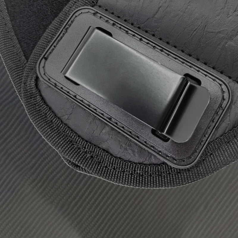 DIZETION Tactical PU Leather Gun Holster - Concealed Carry Pistol Pouch for Glock, Sig Sauer, Beretta & More