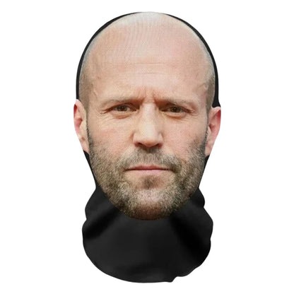 3D Realistic Face Mask - Celebrity Style Full Face Stretch Mesh Cosplay Balaclava for Role Play, Hip Hop & Costume Events