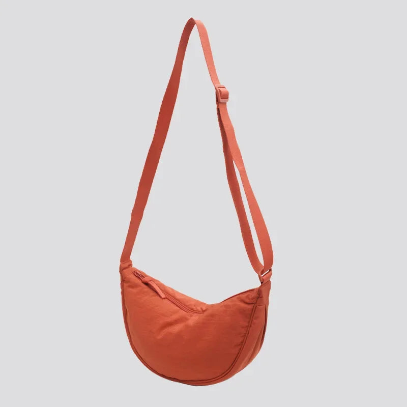 Casual Nylon Hobo Crossbody Bag for Women – Shoulder, Half Moon, Tote Travel Shopper & Purses
