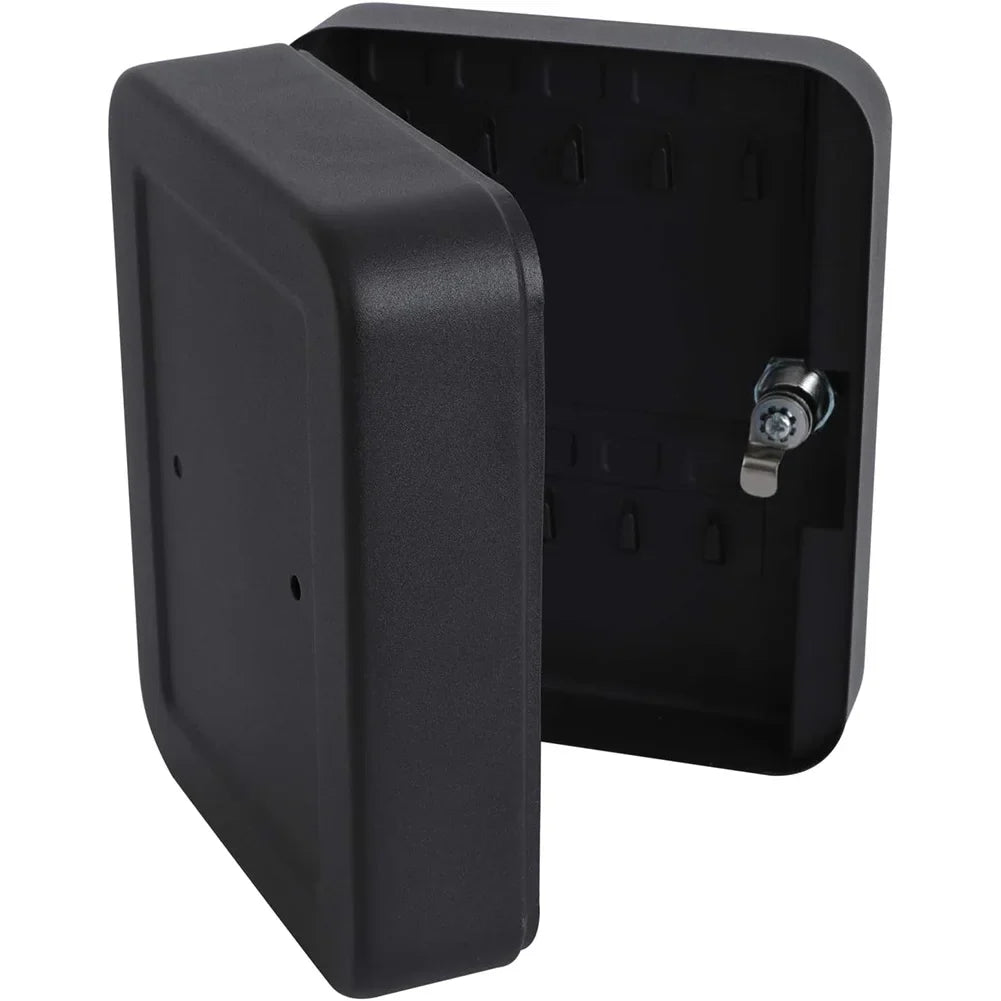 Wall-Mounted Key Cabinet with Lock & Code – 20 Key Organizer & Locking Key Holder Box