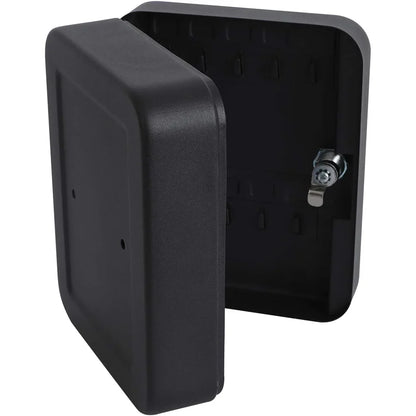 Wall-Mounted Key Cabinet with Lock & Code – 20 Key Organizer & Locking Key Holder Box