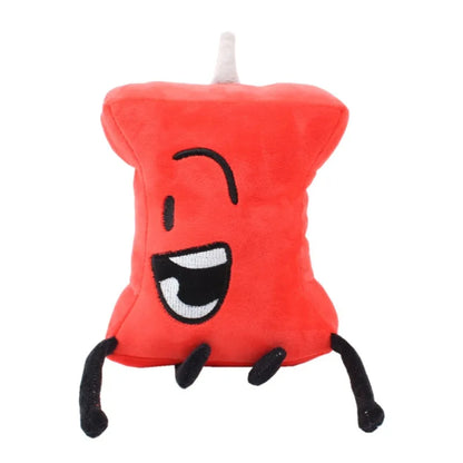 30-Style Battle for Dream Island Plush Toys – Clock, Button, Waffle Ball, Electric Fan, Pillow Doll for Kids Gift