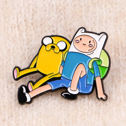 Cartoon Dog Enamel Pin - Cute Game Figure Brooch Lapel Badge for Coats, Clothing & Gifts