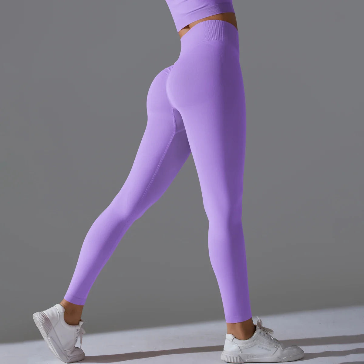Women's Seamless Yoga Leggings – High Waist Tummy Control, Scrunch Butt Lifting Gym Workout & Outdoor Sports Fitness Pants