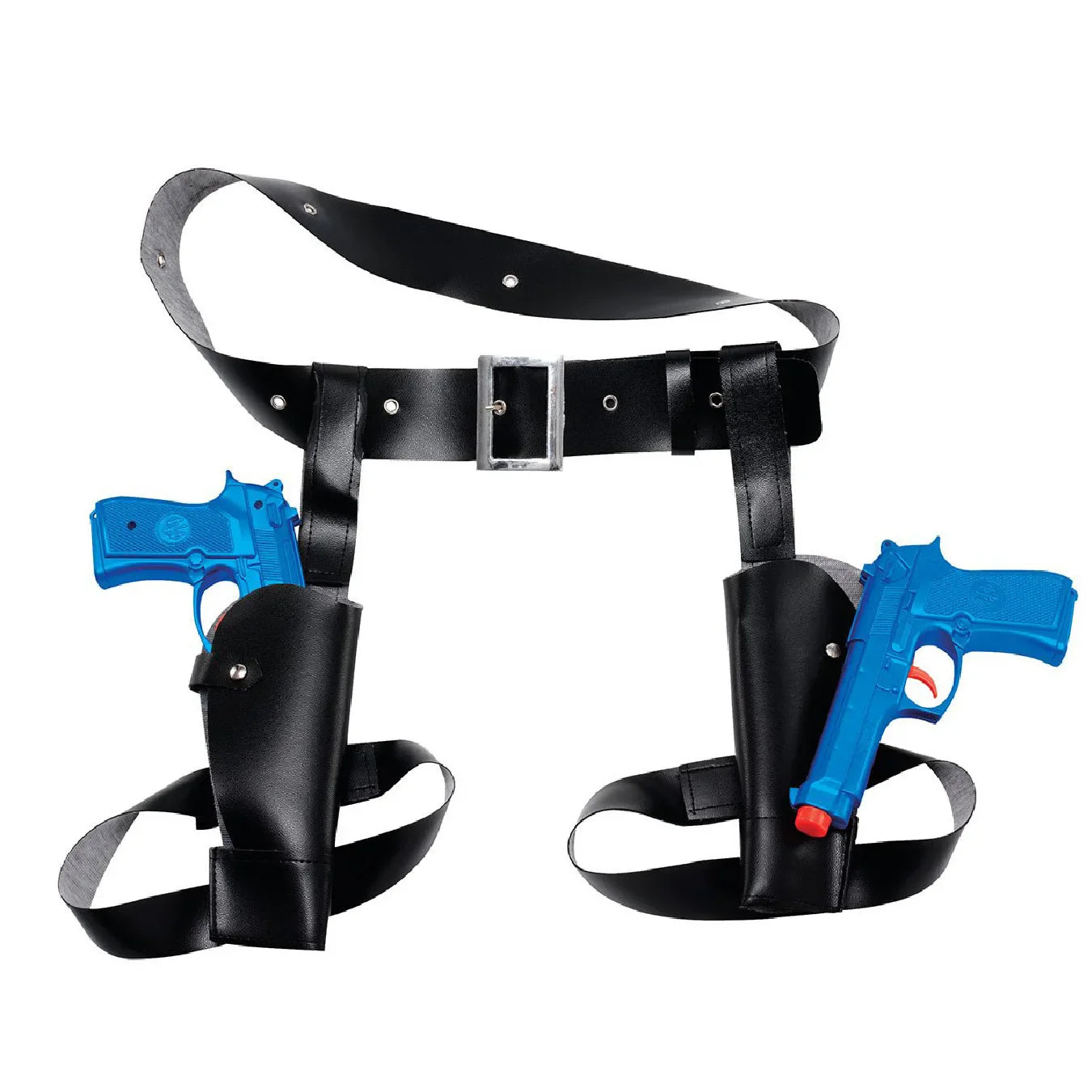 Ancient Tombs Lara Gun Holster Belt – Women’s Western Denim Cosplay Belt for Role-Playing & Costume Guns Holder