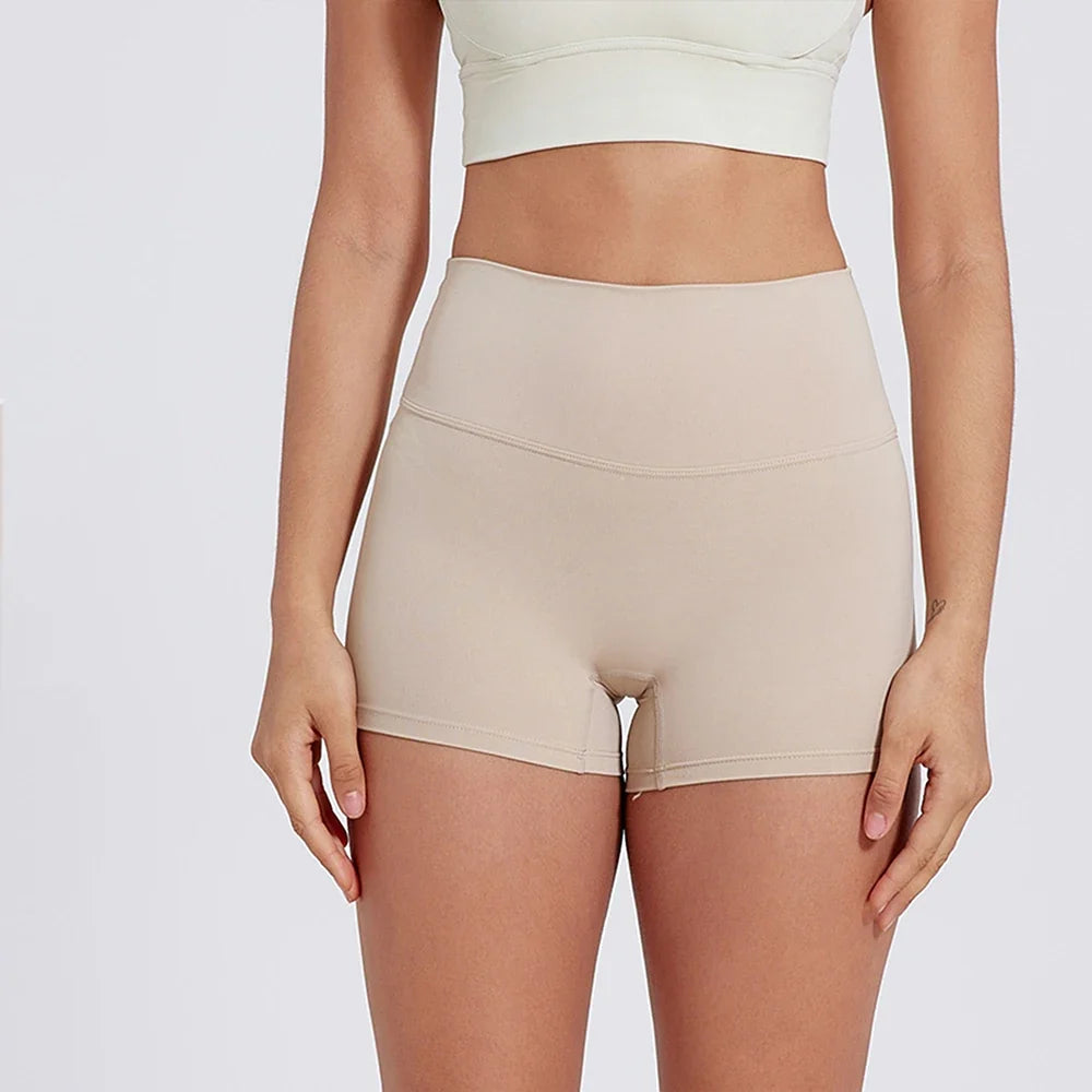 Women’s High Waist Yoga Shorts - Slim Fit Butt Lift Biker Shorts for Gym, Running, and Sports Workouts