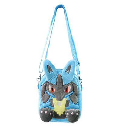 Pokemon Plush Backpack – Gengar, Mimikyu, Snorlax, Rowlet, Lucario & Charmander Anime Shoulder Bag Dolls