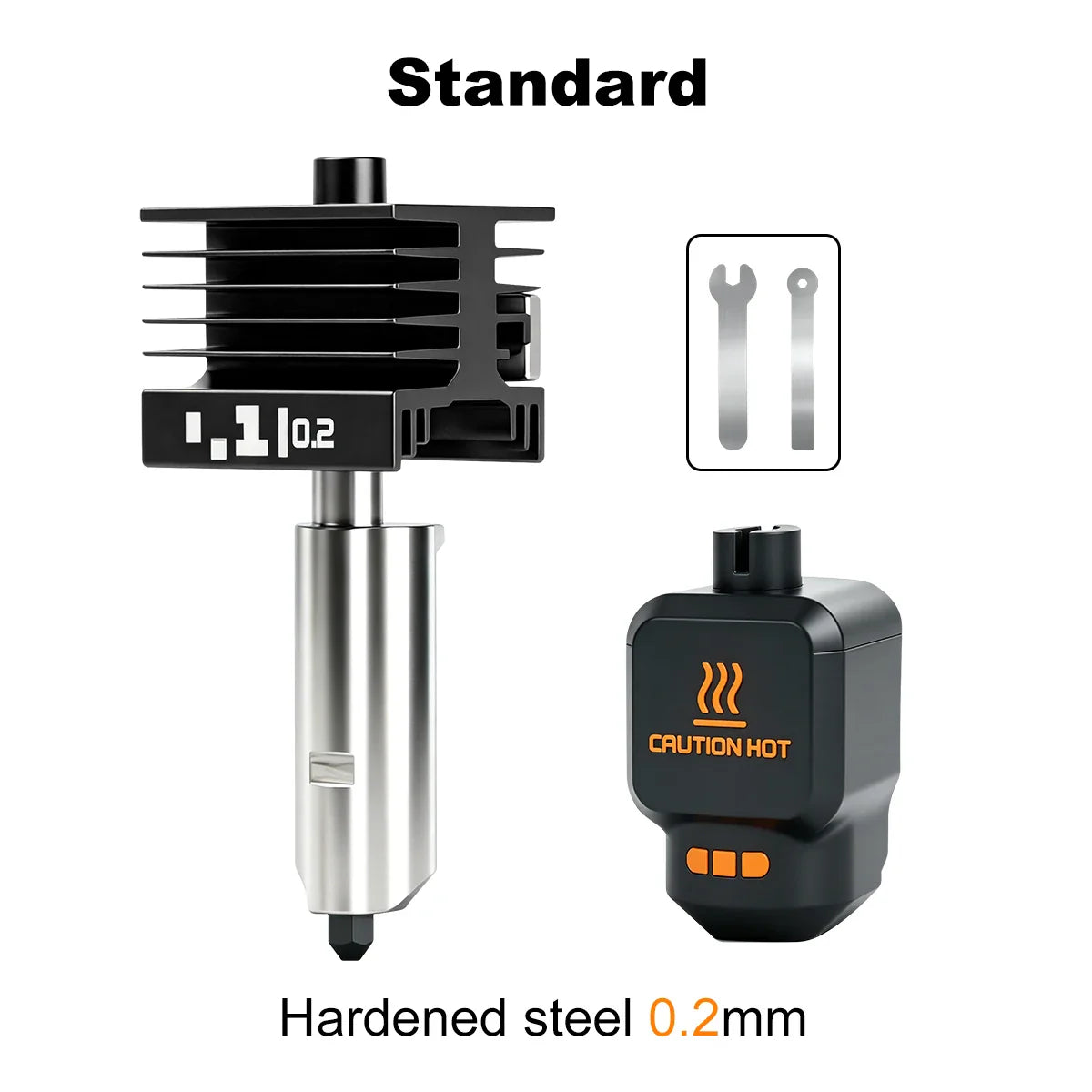 Bambu Lab P2S X2D Hotend Kit - High Quality Standard Flow Removable Nozzle 3D Printer Upgrade