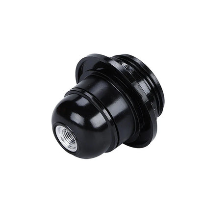 E27 Self-Locking Bakelite Lamp Holder - LED Light Bulb Socket with E14 Cap for Floor & Table Lamps