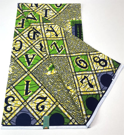 Latest Style Ankara Wax Print Fabric - 100% Cotton High Quality Soft African Real Wax Material