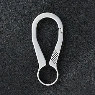 Titanium Key Chain - Lightweight Men’s EDC Quickdraw Carabiner Buckle Key Ring Outdoor Tool