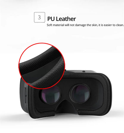 VR Shinecon 10.0 3D Virtual Reality Headset – Helmet Goggles for Smartphone Gaming