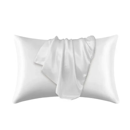 Natural Mulberry Silk Pillowcase - Luxury Soft Bedding Cover for Hair & Skin Protection Customized Sizes